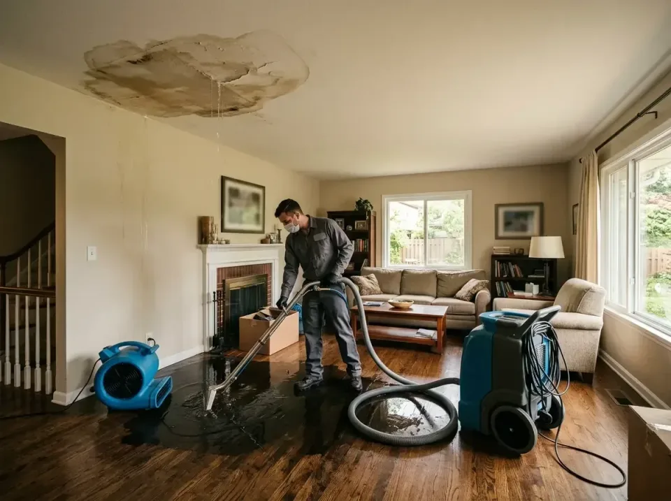 attic-pipe-burst-ceiling-drip-008 — frequently asked questions, Water Damage Restoration & Carpet Care in Pinch, WV